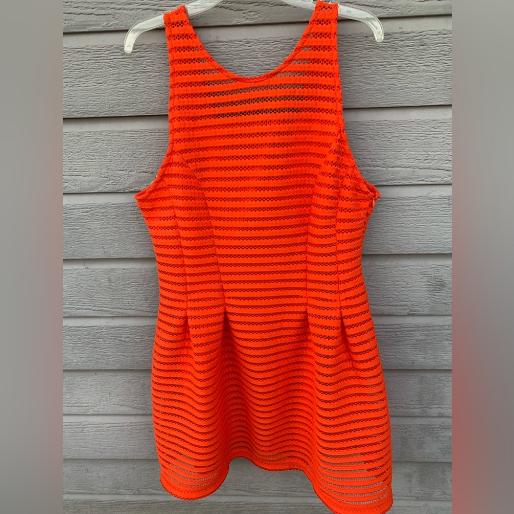 it’s Sleeveless Orange Sleeveless Dress XL